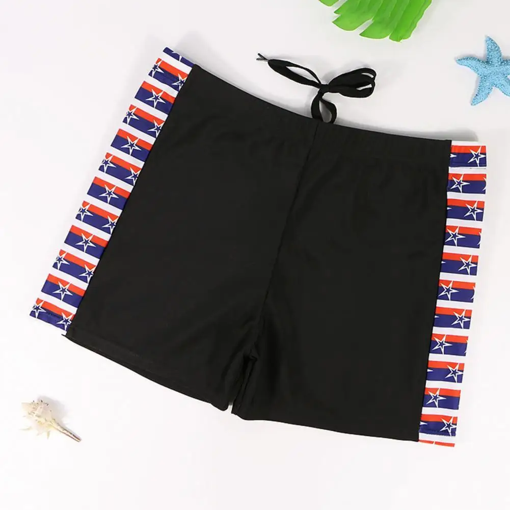 

Trendy Men Swimming Shorts Great Stitching Breathable Sweat Absorption Men Swimwear Men Swimming Trunk Swimming Shorts