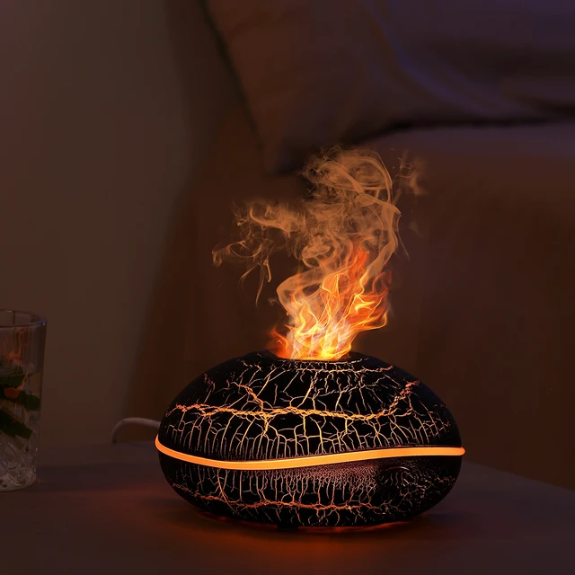 HygeaHumidifier Essential Oil Diffuser For Home And Bedroom Aromatherapy Fragrance Machine With Flame Function For Households 2