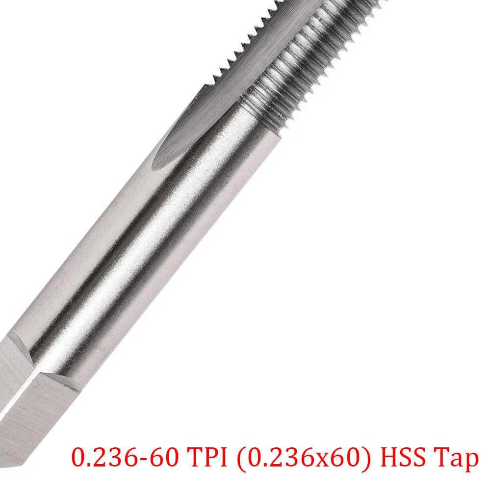 

Versatile 0 236x60 TPI HSS Tap with Storage Case Perfect for Multiple Applications Including 1911 Grip Bushings