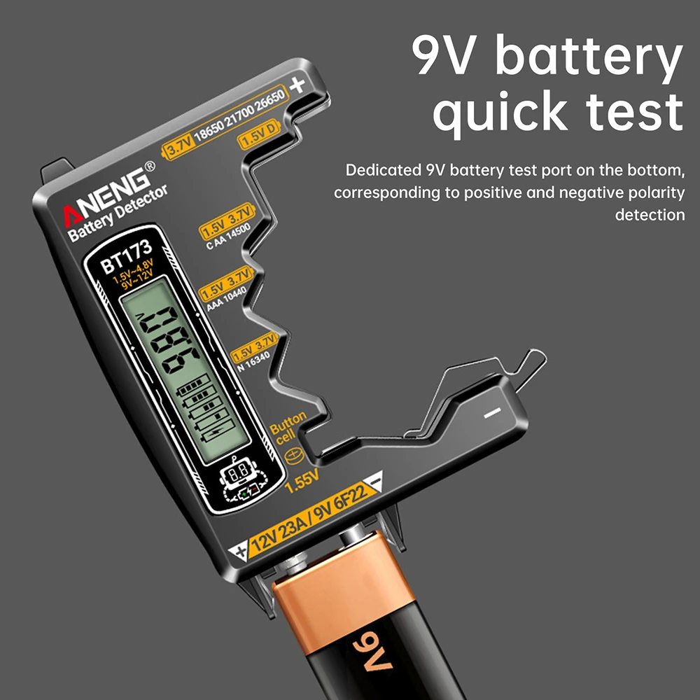 High-Precision Battery Power Detector with Visual Display
