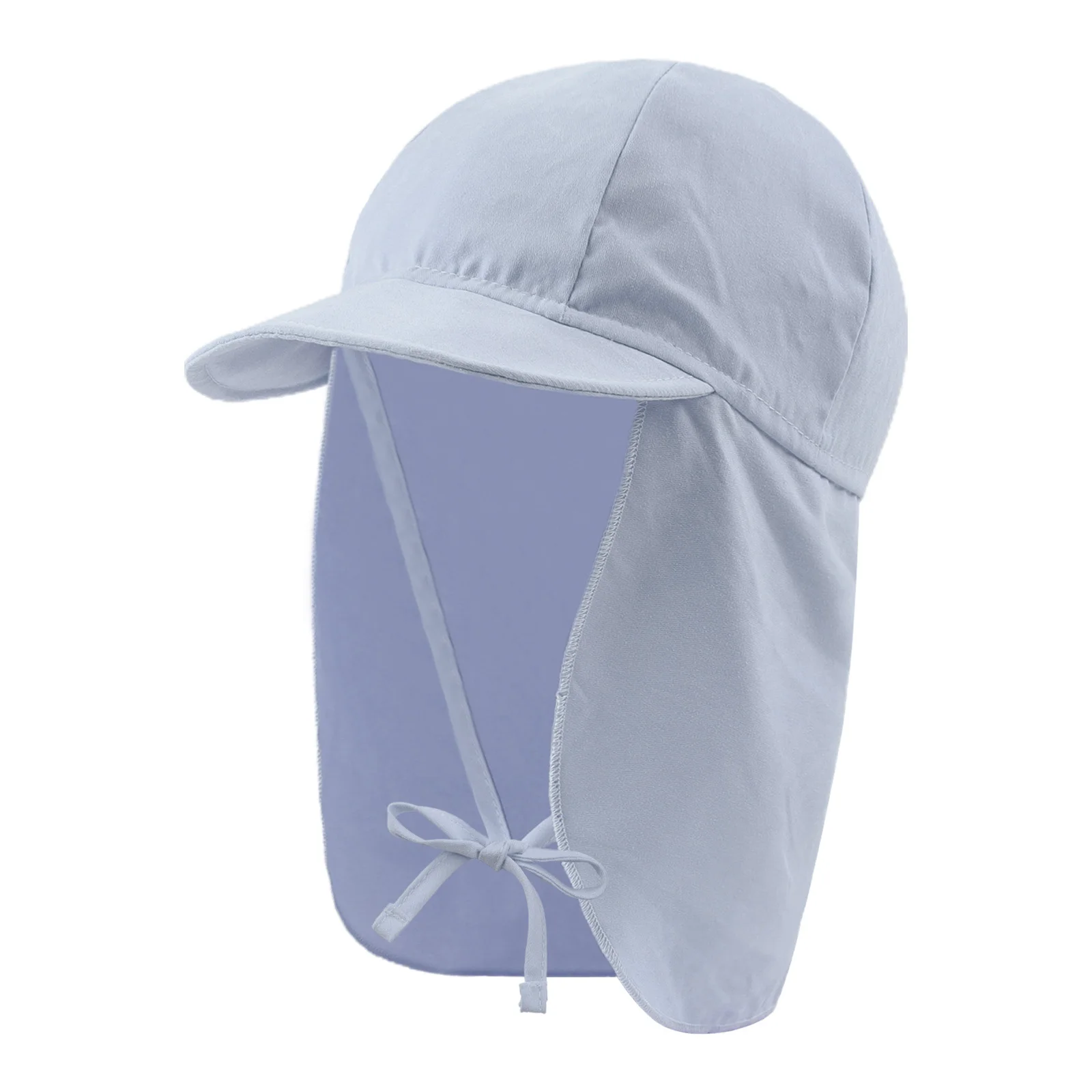 

Summer Baby Girls Neck Flap Hat Spring Toddler Boys Bucket Cap Outdoor Beach Sun Hat Neck Ear Cover Flap Cap Soft Bonnet