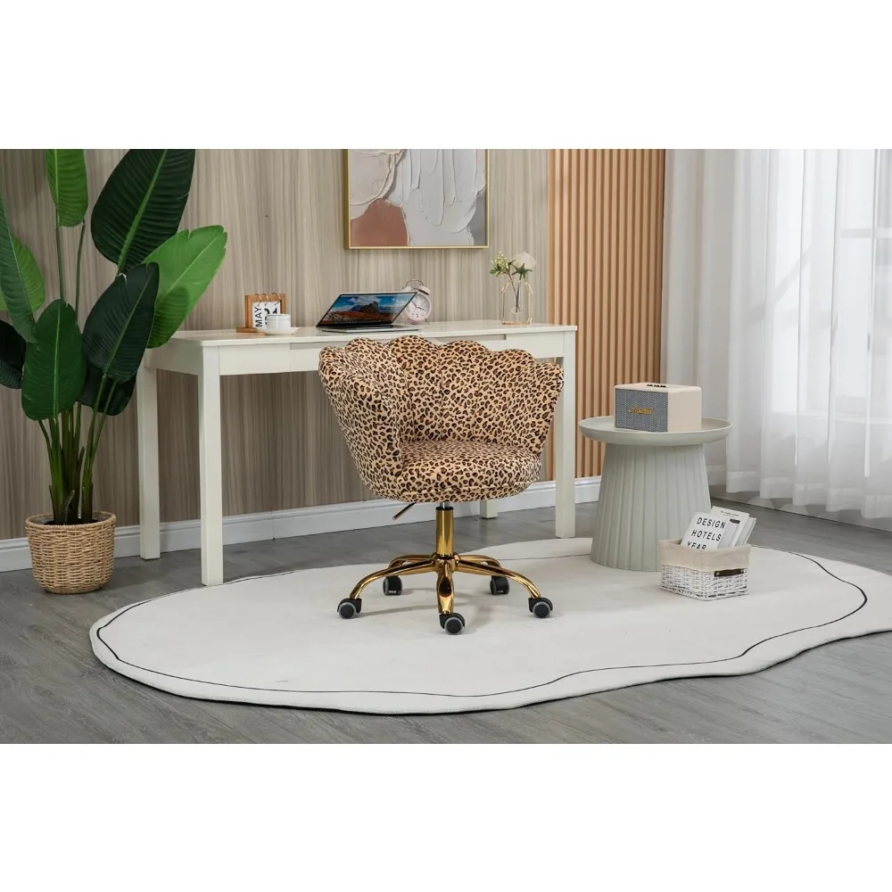 Velvet Swivel Desk Chair 6