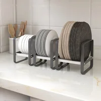 Cabinet Storage Rack Dish Dish Storage Rack Bowl Cup Holder Multi-purpose Supplies Storage Rack Kitchen Supplies 1