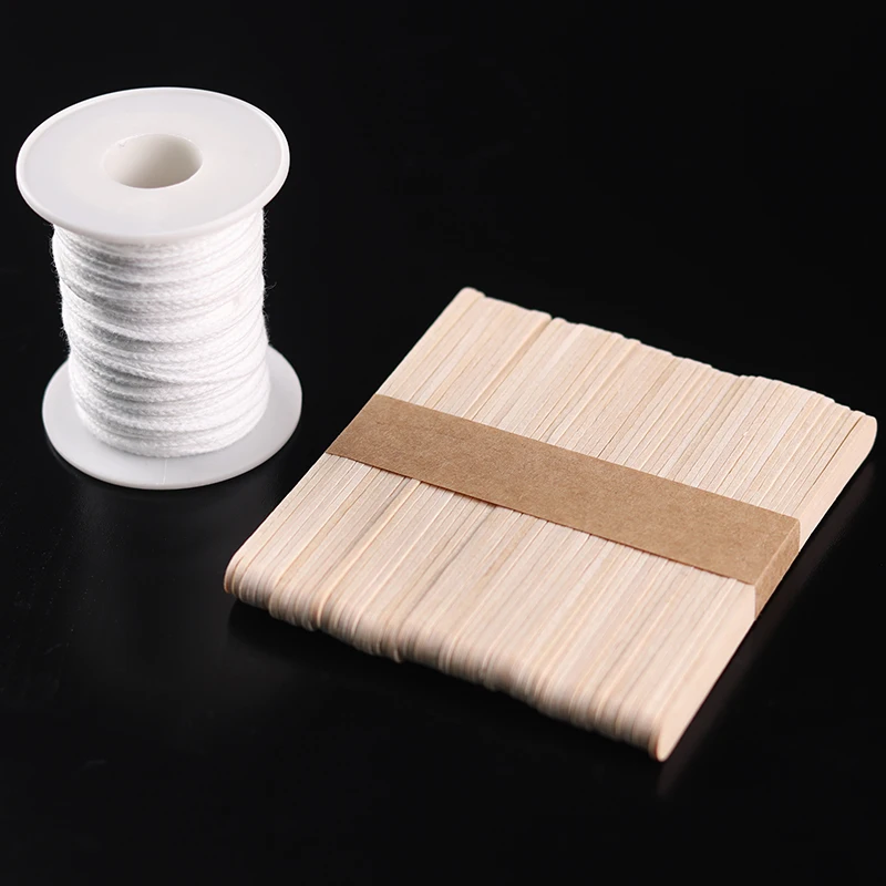 Wooden Wick Holders Candle Wooden Candle Tools Cotton Candle Wicks