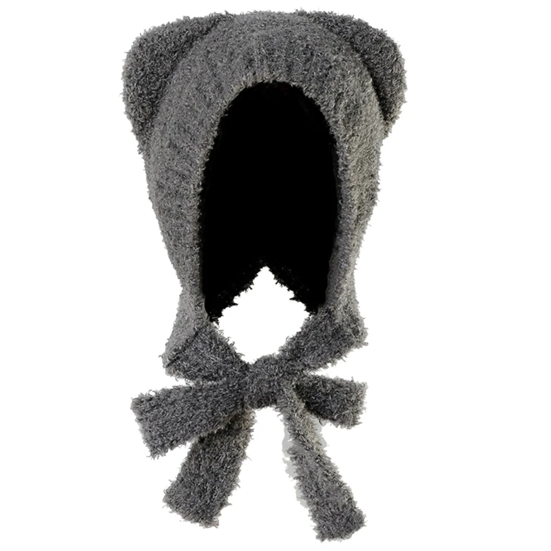 

Funny Ear Soft Beanie Cap Windproof Lady Winter Autumn Hat Pullover Ear Flap Hat Drop Shipping