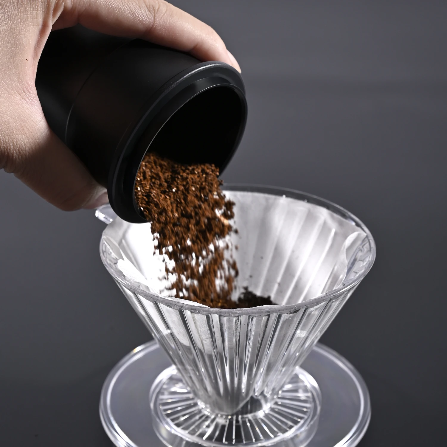 Stackable Reusable Coffee Dosing Cup - Practical & Easy-to-Clean Coffee Tool Accessory