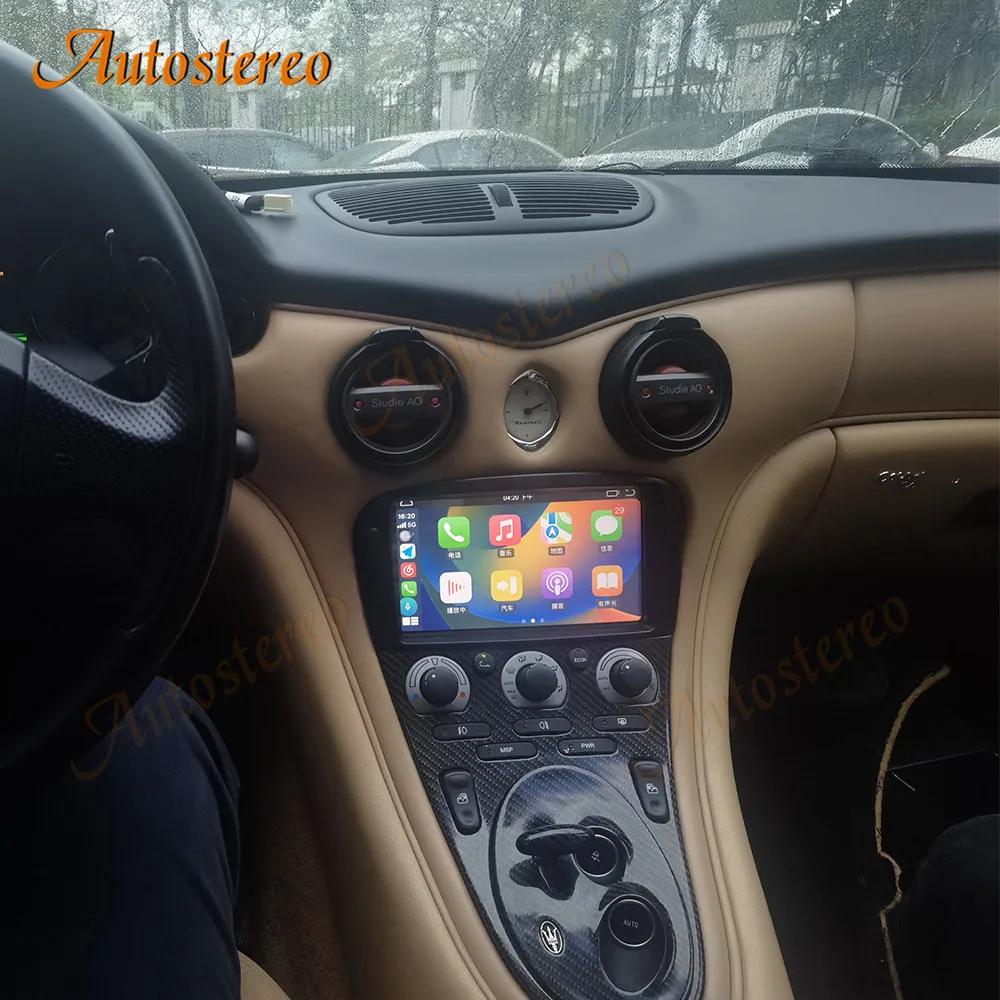 Carplay Auto Stereo Android 13 Car GPS Navigation For Maserati 3200GT 4200GT Mul