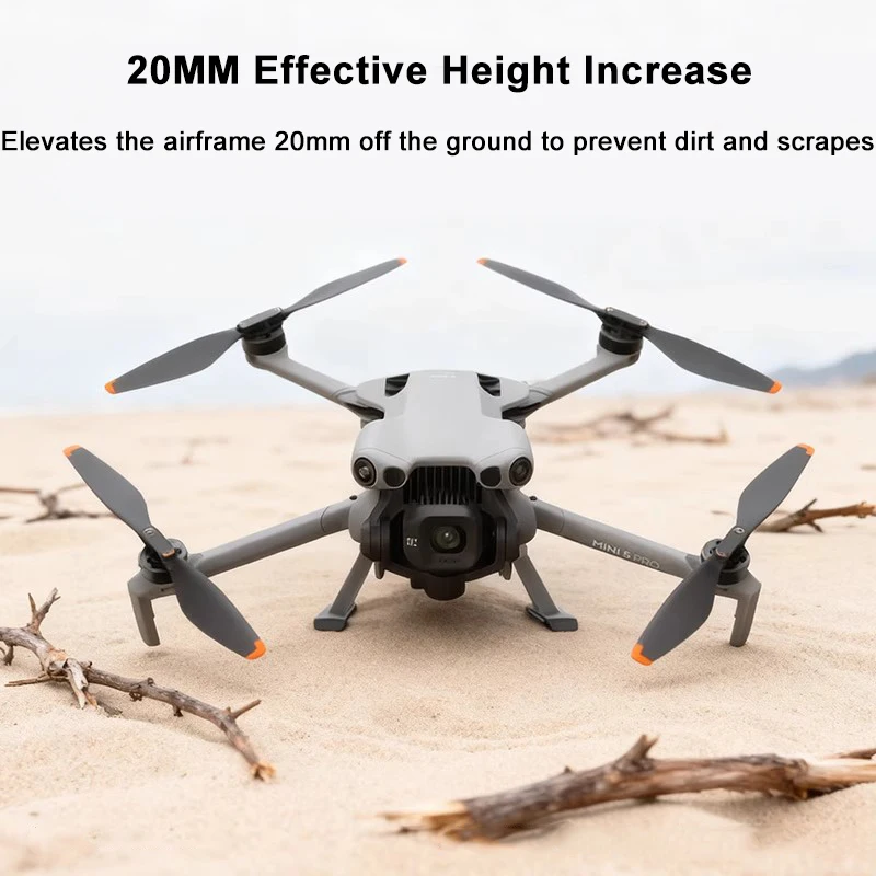 Support train d'atterrissage DJI Mini 5 Pro - Protection cardan caméra