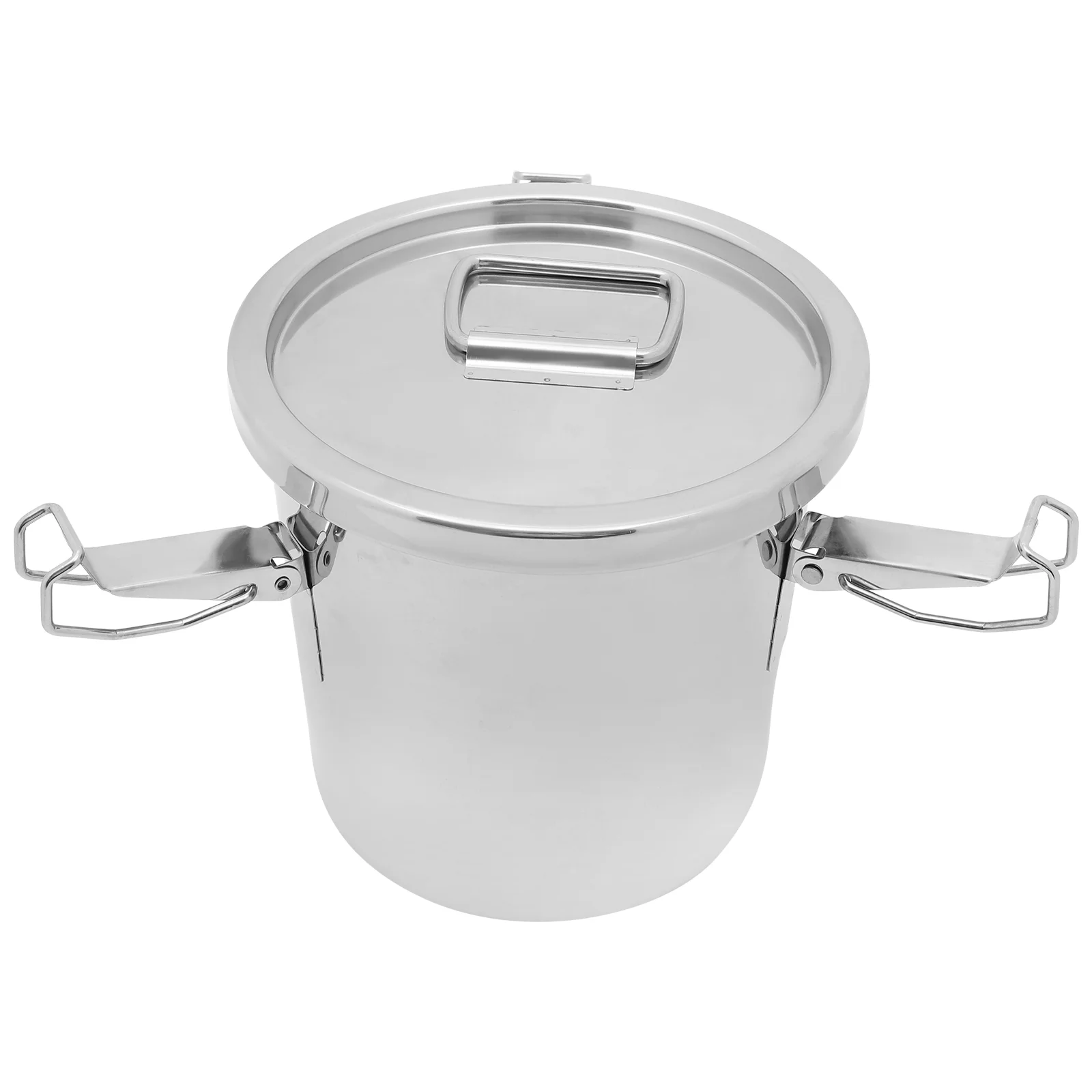 

Grease Disposal Bucket Stainless Steel Sealed Kitchen Supply Milk Tank with Lid