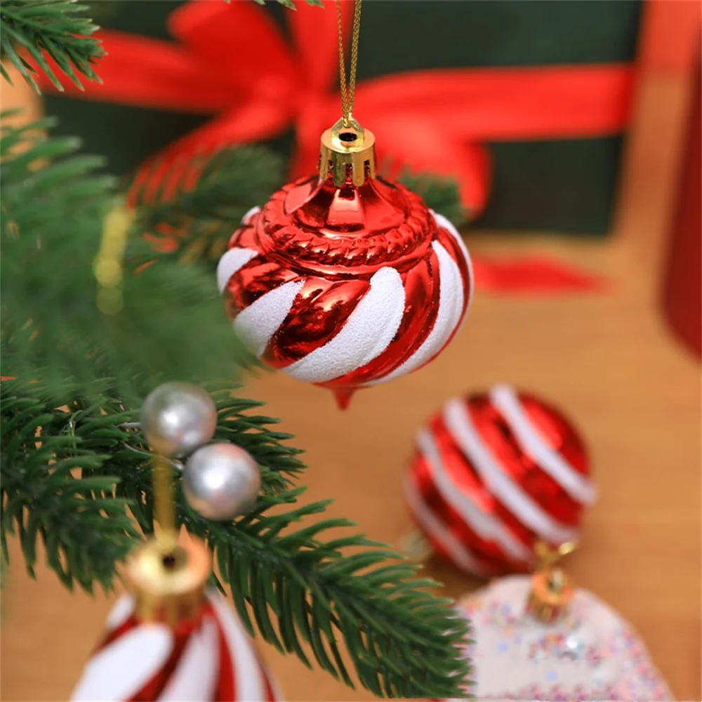 Christmas Decorations Christmas Candy Pendants Colorful Lollipop Cane Hanging Ornaments For Home Xmas New Year Noel