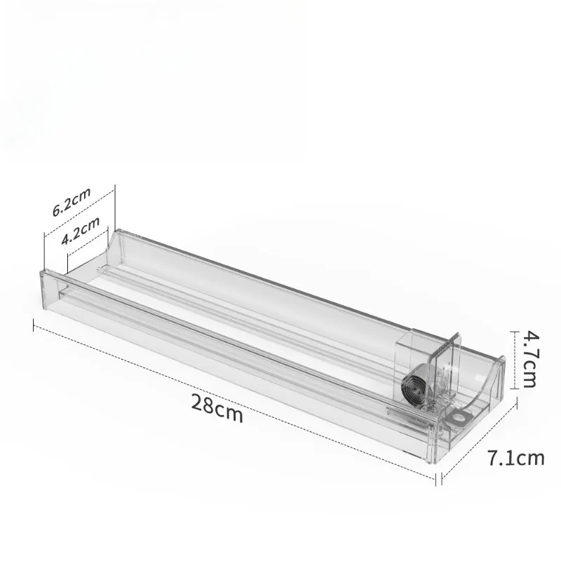 Set di 4 Organizzatori Automatici con Meccanismo di Spinta Automatica, Espositore in Acrilico, Scaffale Trasparente con Scomparti per Casa e Negozio - immagine 5