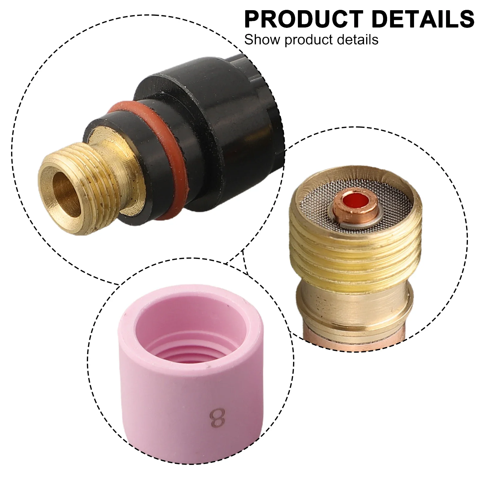 Рисунок 4 - газовые линзы TIG 17GL332 3/32 -10