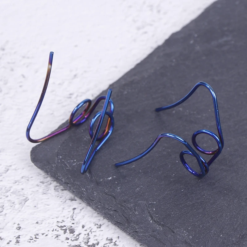 2개입 싱글홀 유니버셜 스프링 오토바이 스쿠터 디스크 브레이크 캘리퍼 스프링 브레이크 패드 자동 분리기 스프링클