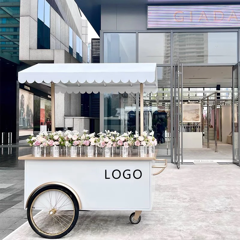 Float trolley mobile coffee activity Internet celebrity food cart trolley cart