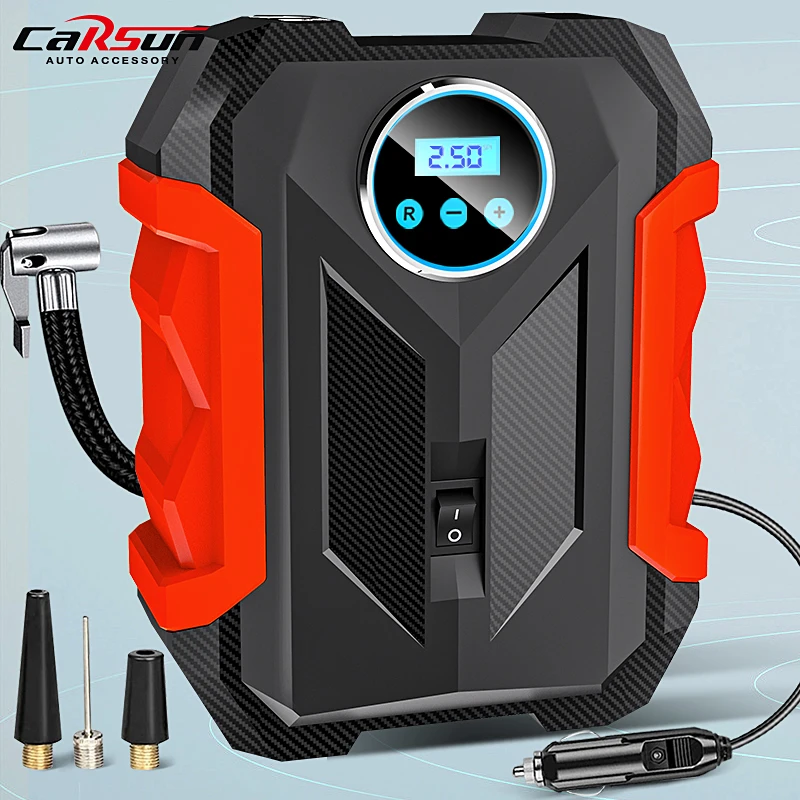 Carsun 12V Auto Voor Motorfiets Draagbare Tire Inflator