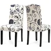 Set of 2 Tufted Dining Chair Upholstered Nailhead Trim Rubber Wooden Leg 1
