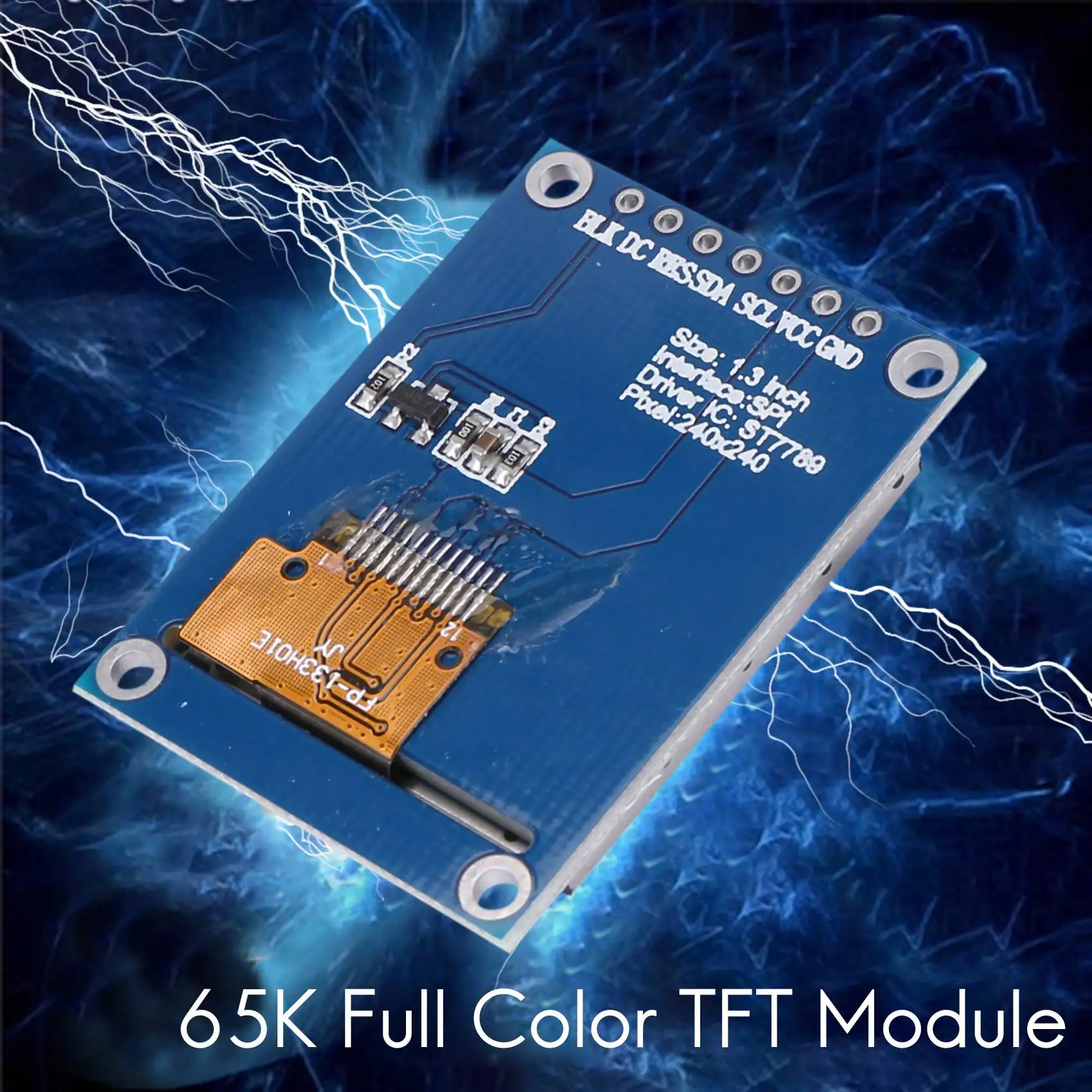 1.3 ġ Ips Hd Tft St7789 ̺ Ic 240x240 Spi  3.3V  Spi ̽ Ǯ ÷ Tft Lcd ÷