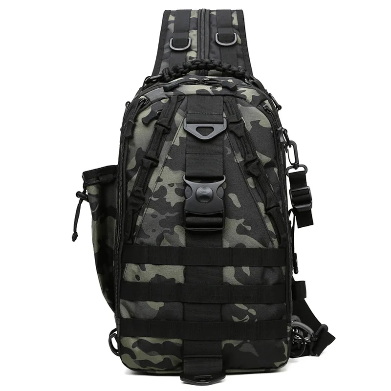 

Hiking Backpack Large Capacity Wear-Resistant Breathable Suitable for Men's Outdoor Activities Camping Hiking and Fishing