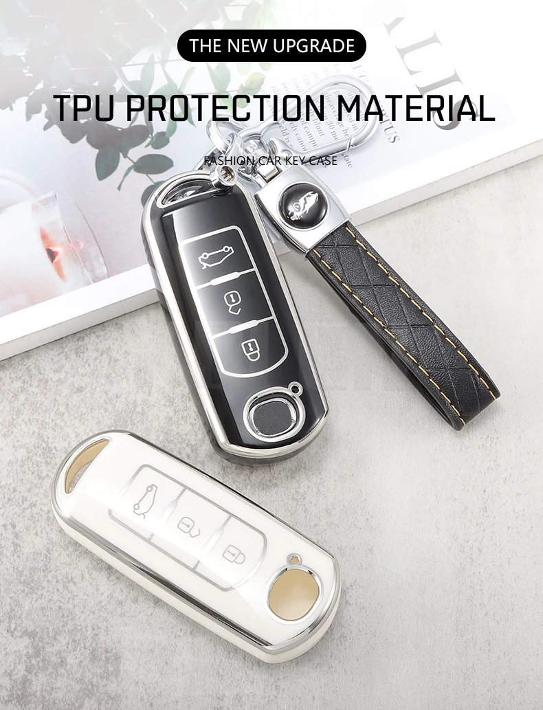 TPU Car Remote Key Case Cover Holder Shell per Mazda 2 3 5 6 Demio CX-3 CX-4 CX-5 CX-7 CX-9 MX-5 Atenza Axela custodia protettiva - Sc79544423a944a9a91d20cabce0c2b83g