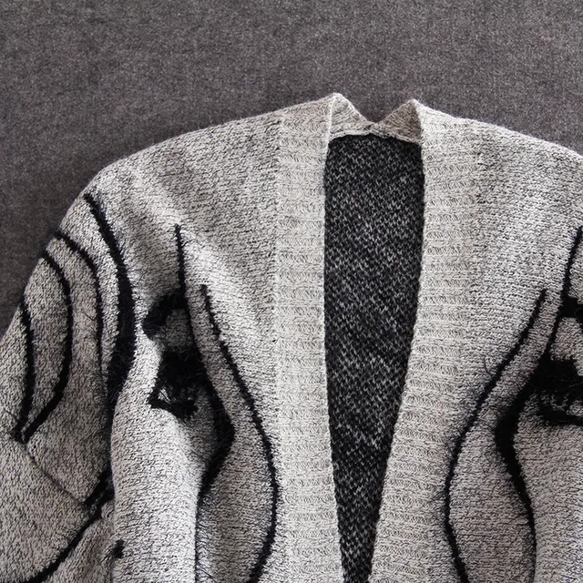 Autumn Winter Fashion Women Long Sleeve Cardigan Sweater