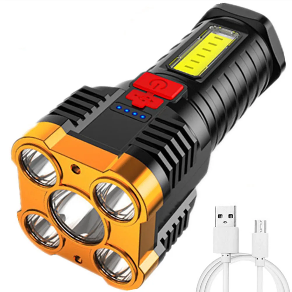 P900 Torcia Super Luminosa 4 Modalità Lampada Faretto Impermeabile Ricaricabile Portatile Lampada Per Illuminazione Di Emergenza Esterna