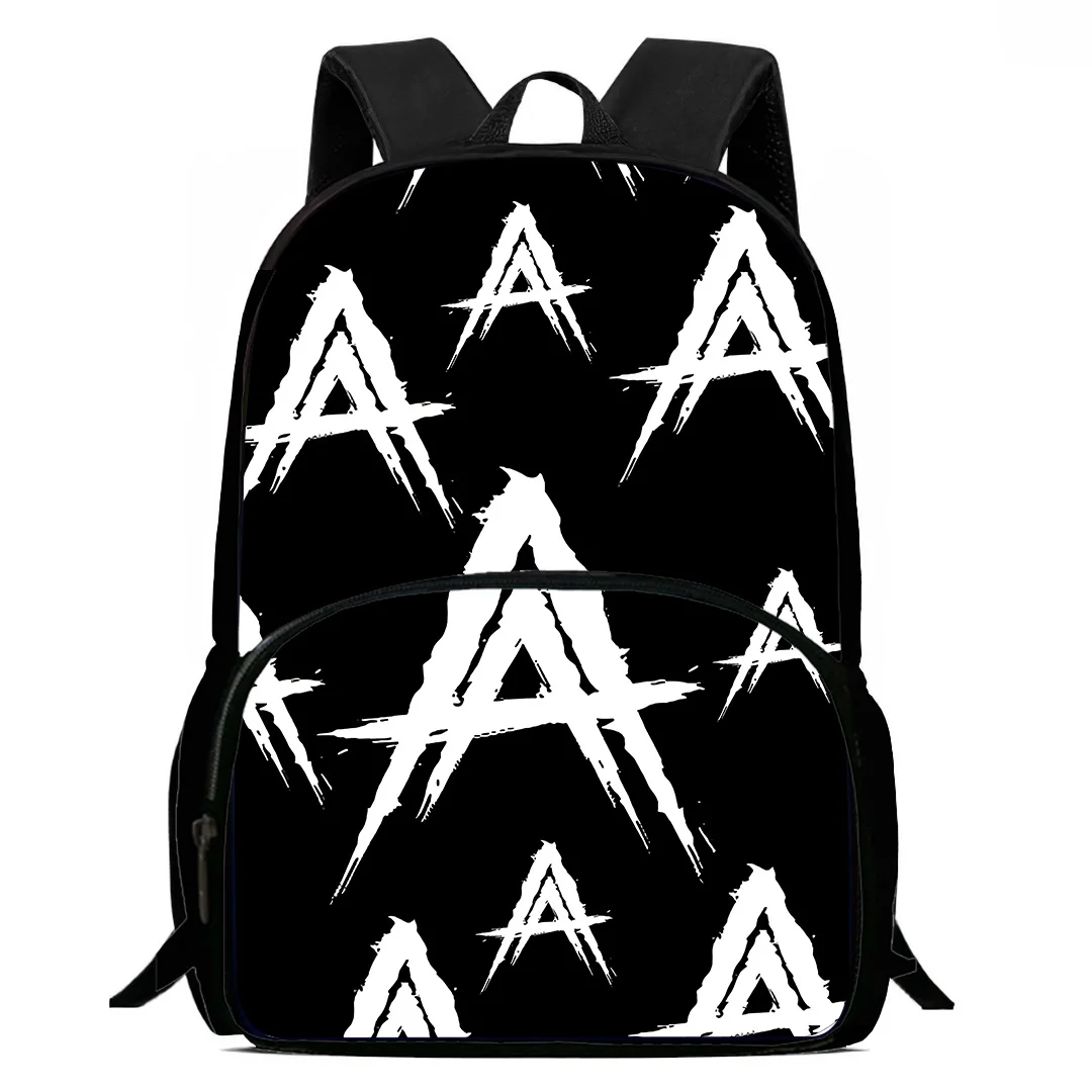Mochilas de moda para niños y niñas, diseño de rapero Anuel AA, regalo de cumpleaños para estudiantes, mochilas escolares para niños, mochilas duraderas para acampar