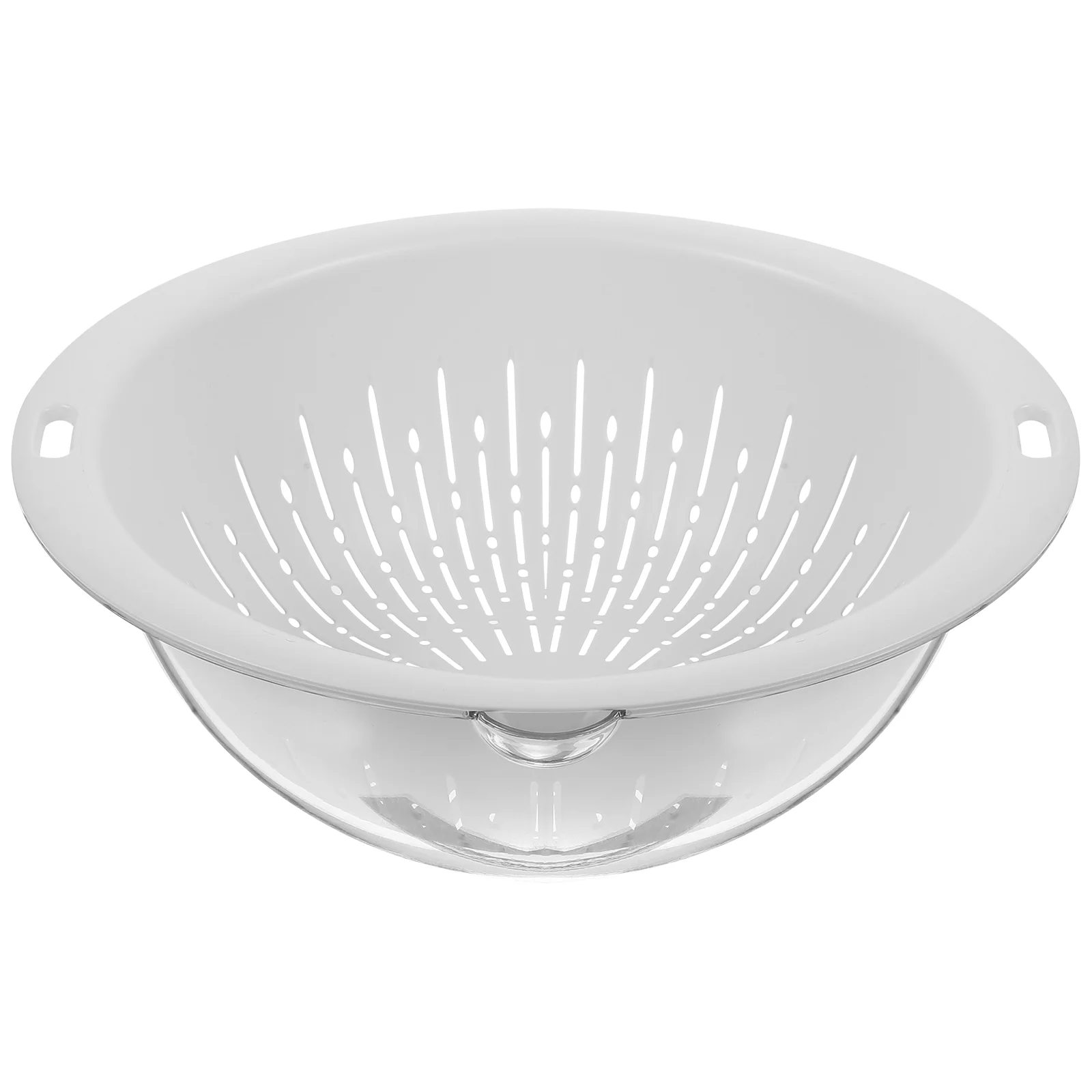 

Cleaning Basket Drain Clothes Laundry Soaking Storing Bowls Plastic Double Layer