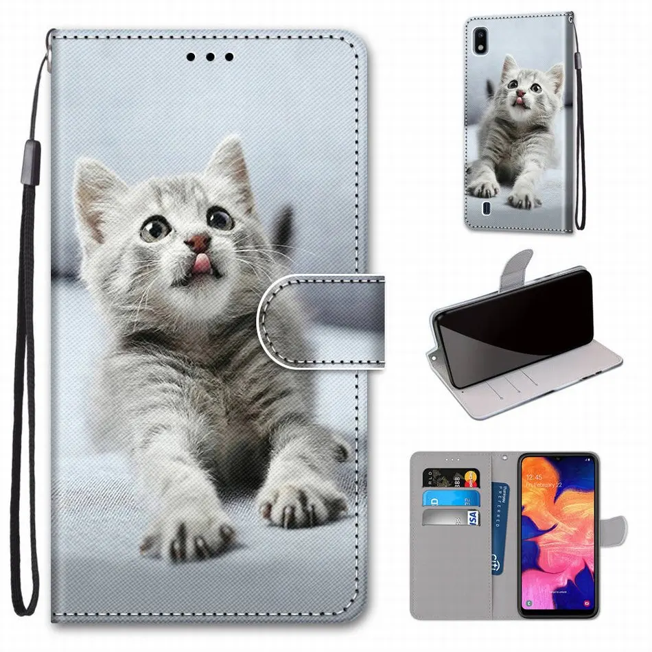 A52S Wolf Cat Tiger Butterfly Phone Case Housing For Samsung Galaxy A12 A22 A32 A42 A52 A13 A53 A14 A54 Kids Book Cover 5G D08F phone case