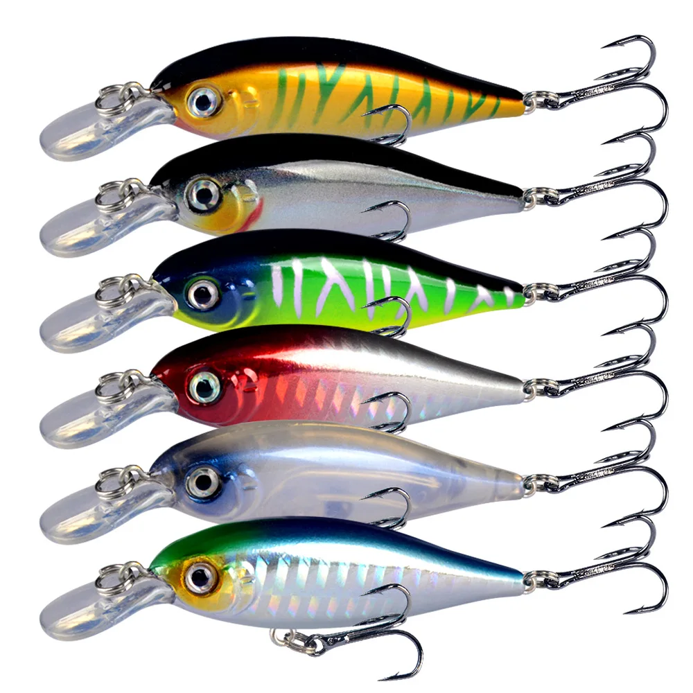 

Sinking Minnow Fishing Lures 7.5cm 6.g Jerkbait Bass Pike Carkbait Wobblers Swimbait Hard Bait