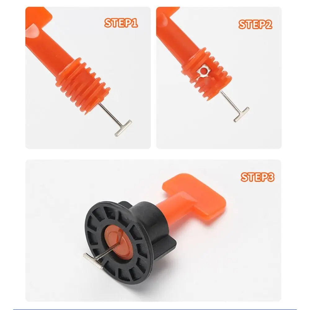 126 stücke/151 stücke Zubehör Boden Nivellierung Fliesen Spacer Clips Nivellierung System Wiederverwendbare Boden Lücke Clips Keramik Nivellierung System – Detail 7