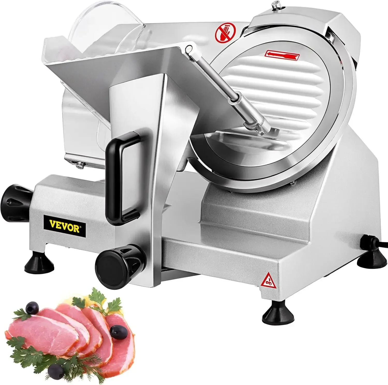 

Kitchen suppliesVEVOR Commercial Meat Slicer, 200W Electric Deli Food Slicer, 0-12mm Adjustable Thickness Electric Meat Slicer,