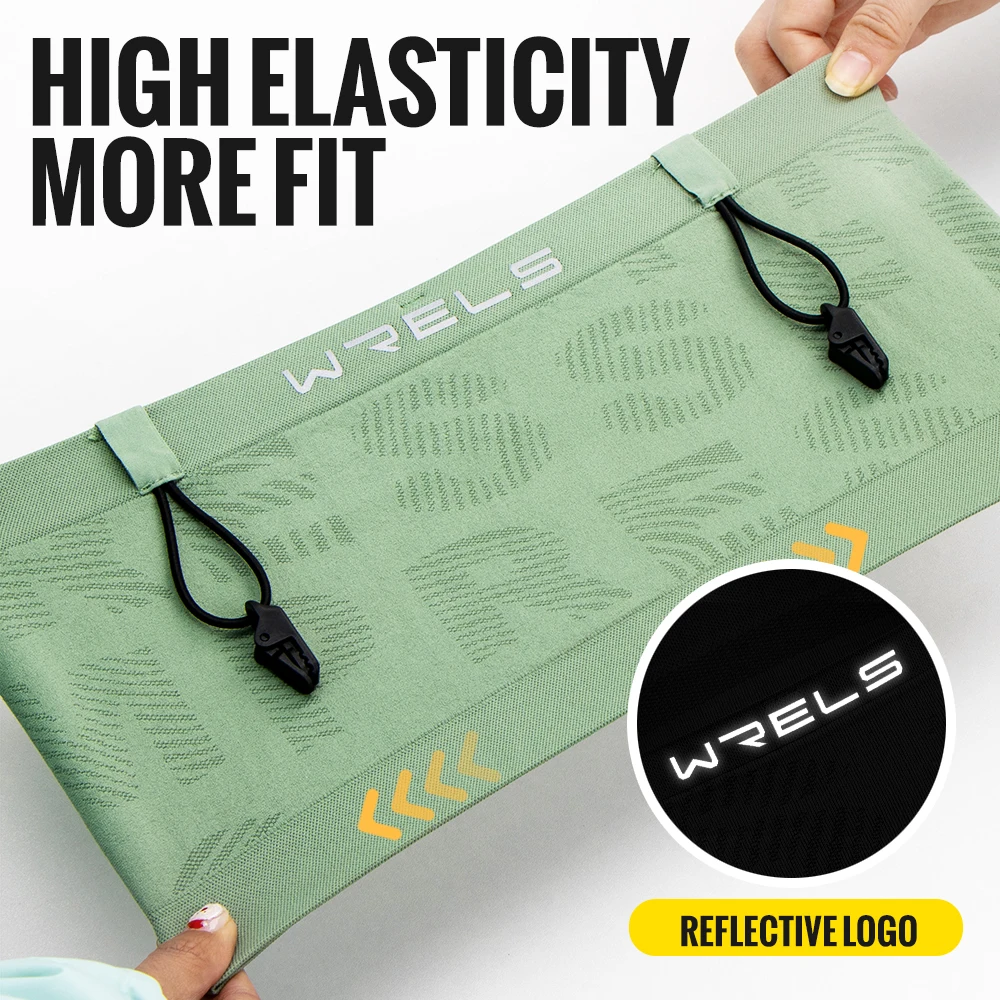 WRELS Woven Elastic Sports Waist Bag Pack Belt Hydration Waist Pack Ultralight Waist Bag Phone Holder for Outdoor Trailing Run 5
