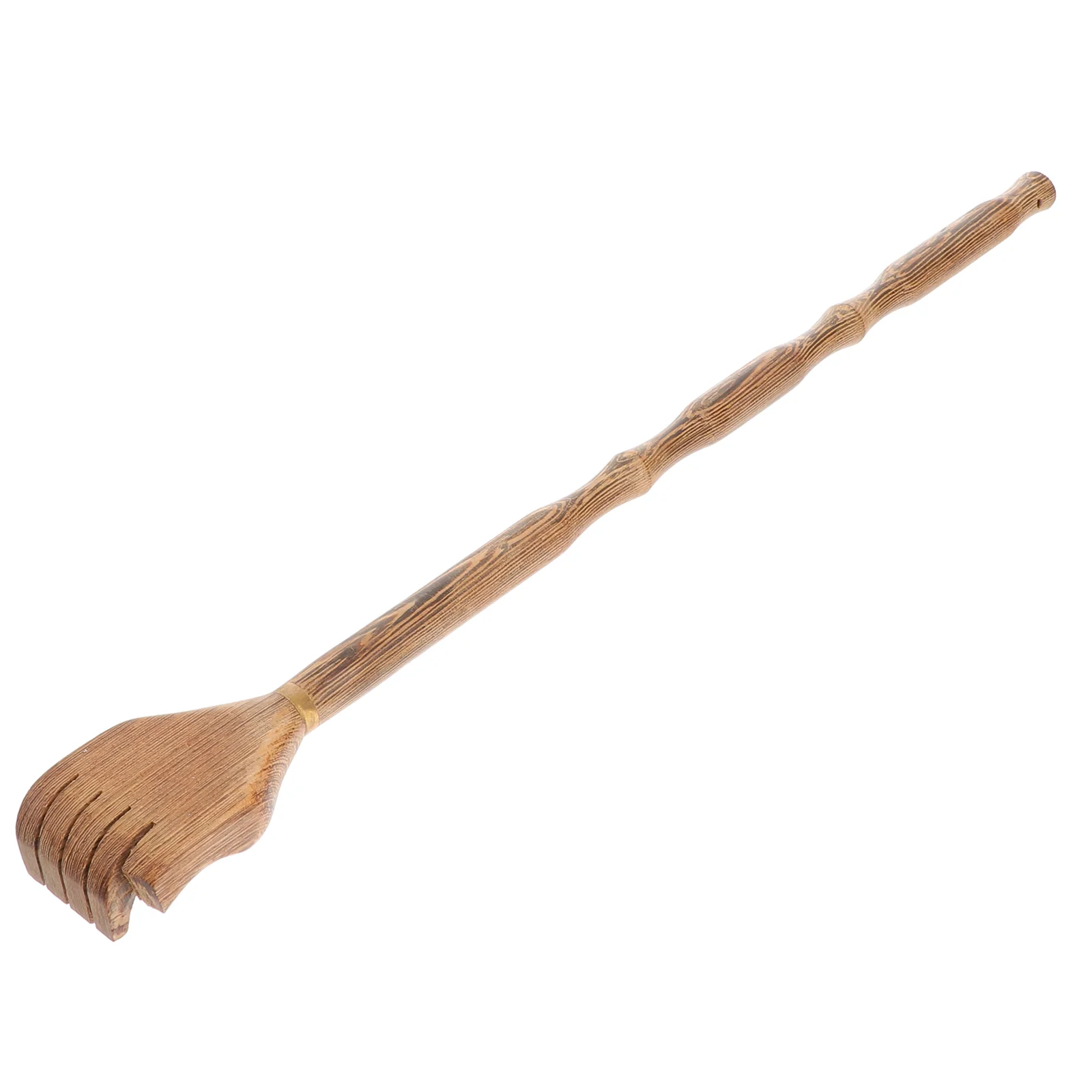 

Wooden Back Scratcher Sturdy Backscratcher with Sections and Grain