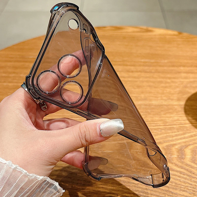 Shark Turtle Phone Case For iPhone 17e 17 Pro 16 15 Pro Max 14 13 12 Pro 11 Shockproof Soft Silicone Transparent Anti-fall Cover