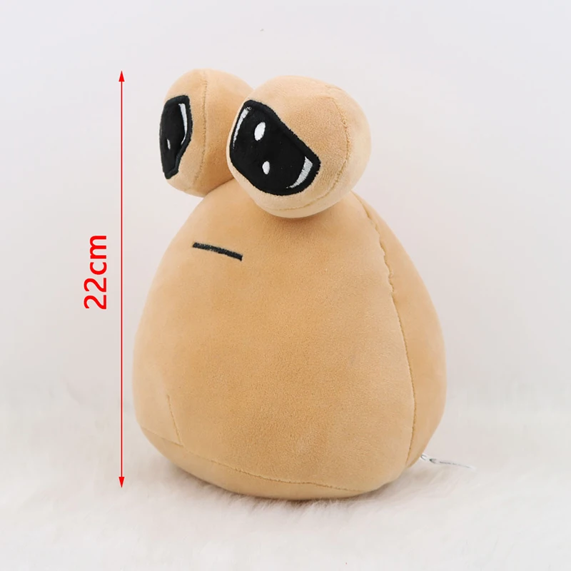 Hot Game My Pet Alien Pou Plush Toy Furdiburb Emotion Alien Plushie Stuffed Animal Pou Doll 22cm images - 6