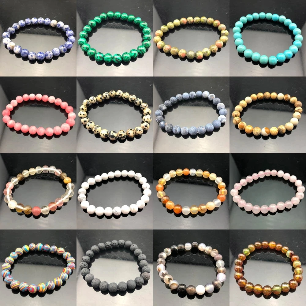Chakra Balance Gemstone Bracelet - Natural Healing Beaded Jewelry