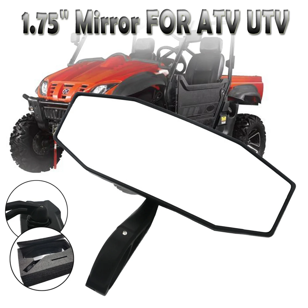 UTV Clamp Mount Center Rear View Mirror ATV Moto with Round Cage For Polaris Ranger 400/500/700/800 RZR RZRS XP 570 800 900 1000 |