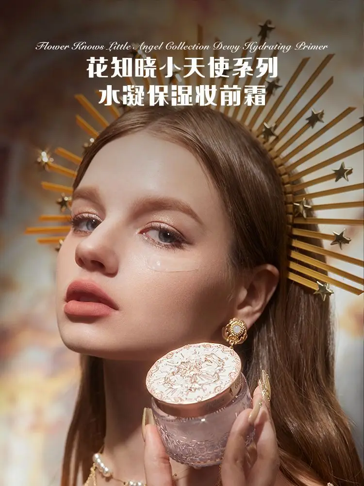 Flower Knows Little Angel Moisturizing Pre-Makeup Cream Refreshing Oil-Control Makeup Holds Makeup Without Caking Makeup Primer 6