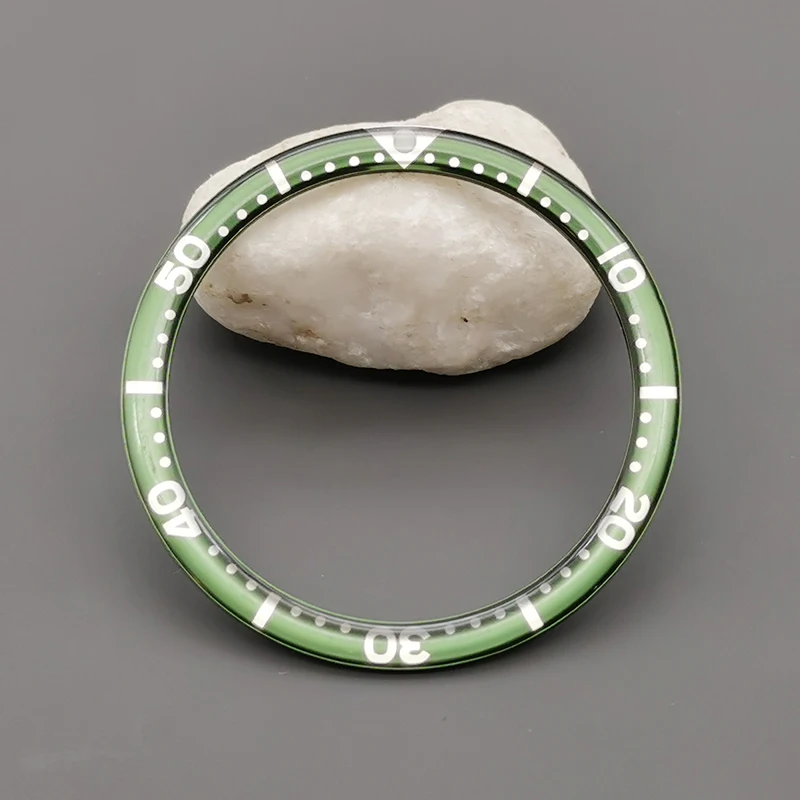Flat Resin Aluminium Watch Bezel Insert