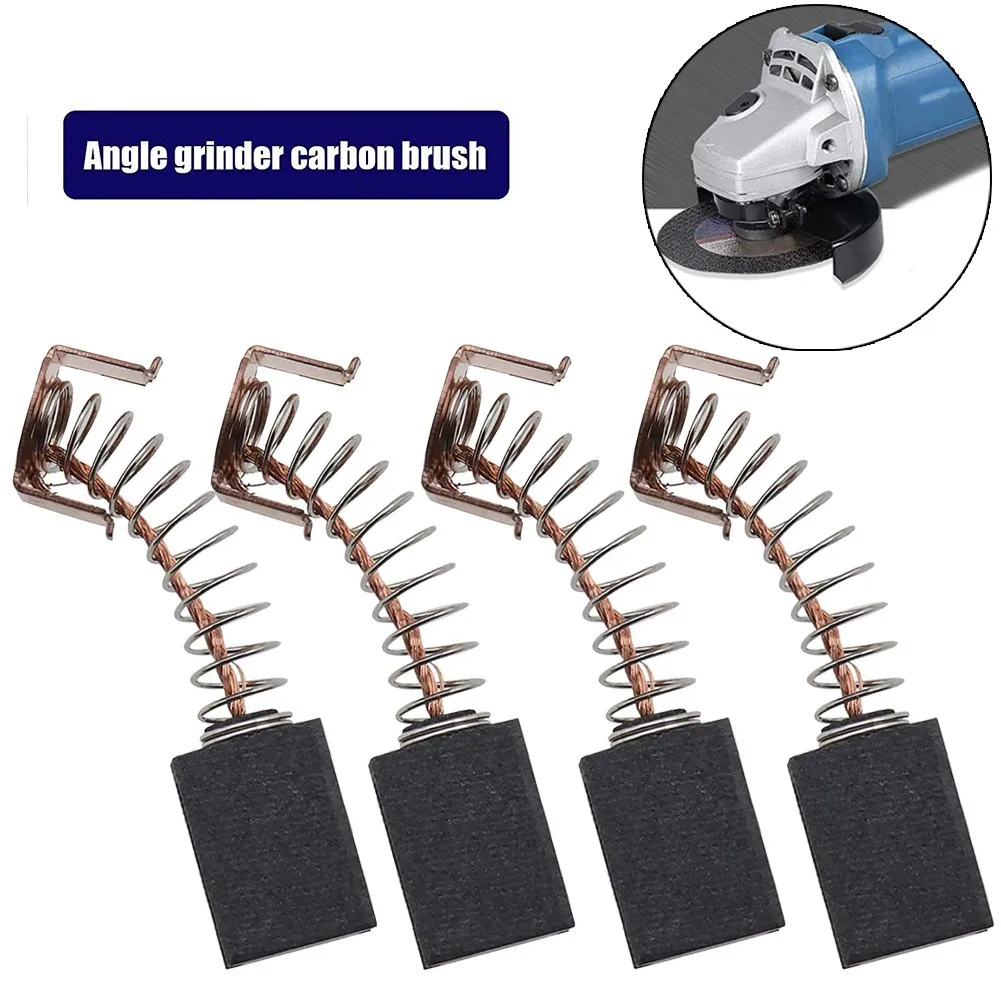 2Pairs Of Angle Grinder Carbon Brushes For Black Decker G720 WS125 Power Tool Electric Hammer Drill Graphite Brush 12X8X5mm фитнес браслет huawei band 6 graphite black 55026625
