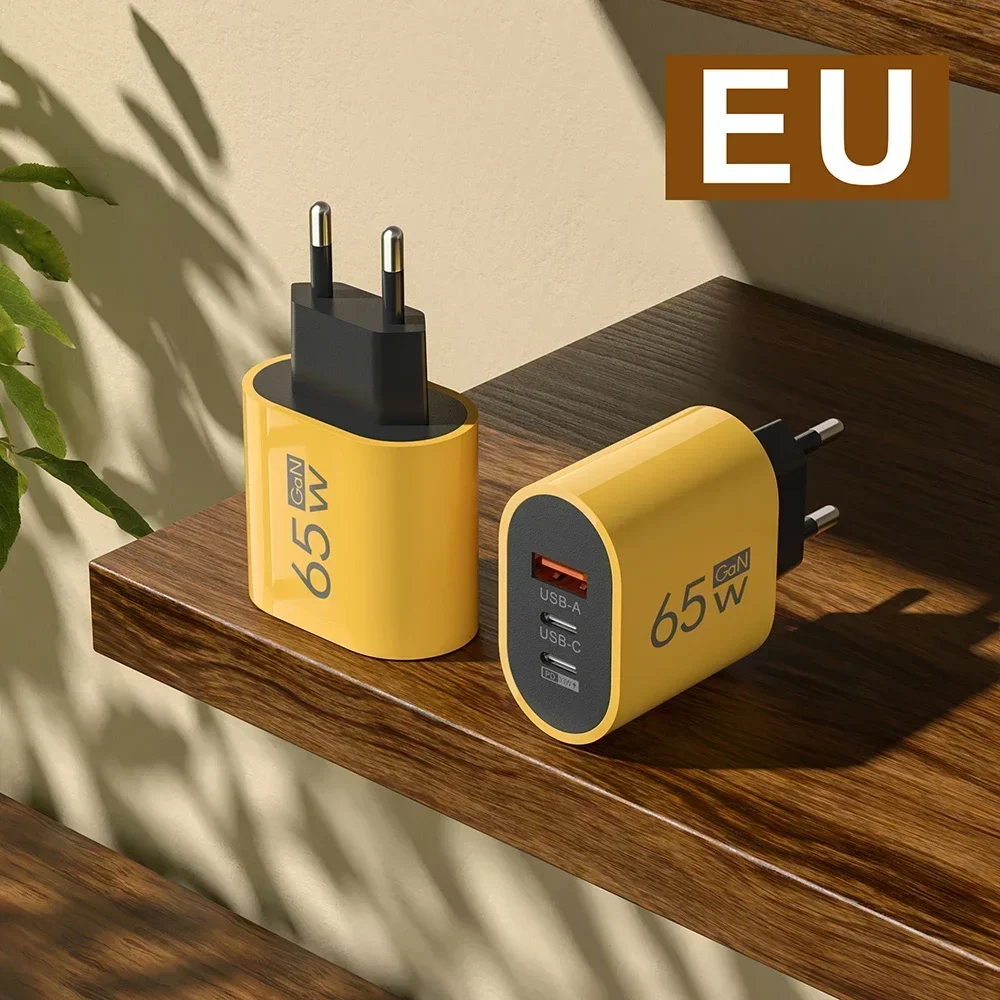 65W Fast Charger USB Type C PD Cable Fast Charging Quick Charge 3.0 Adapter For iPhone Xiaomi Samsung Oneplus Pixel Cellphones