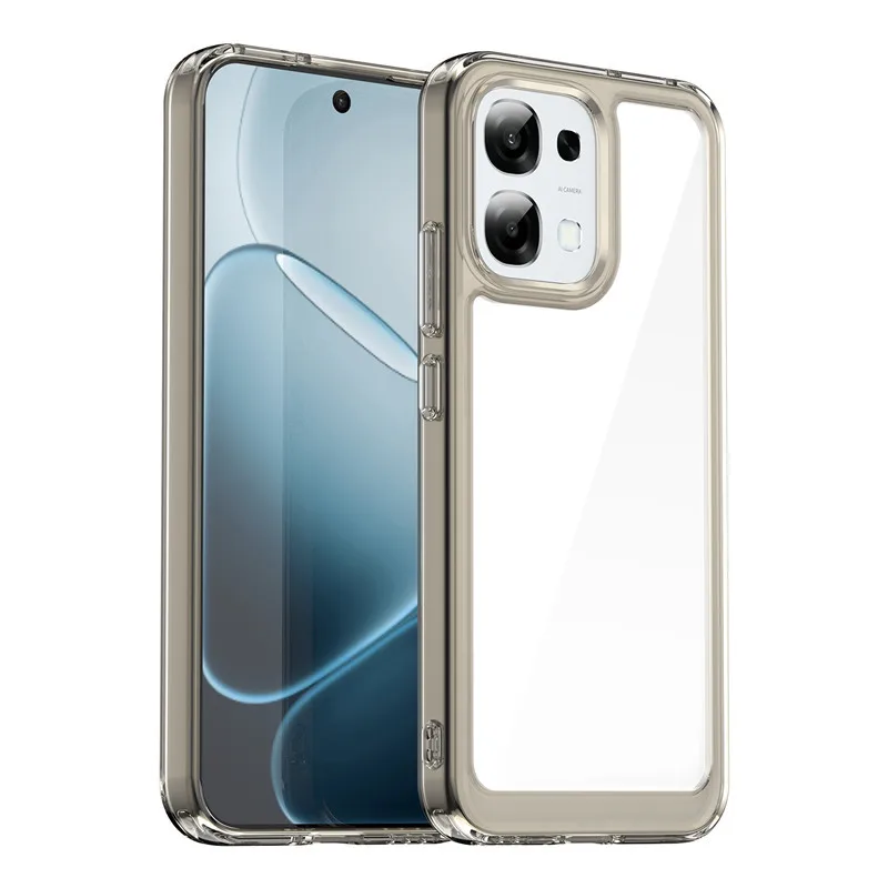 Colorful Soft Edge Silicone Transparent Bumper Case