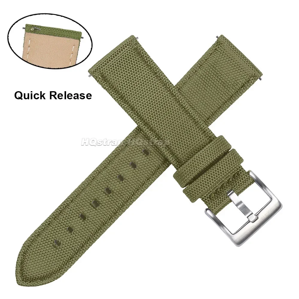 Deluxe Nylon Quick-Release Watch Strap – Versatile Replacement Bracelet