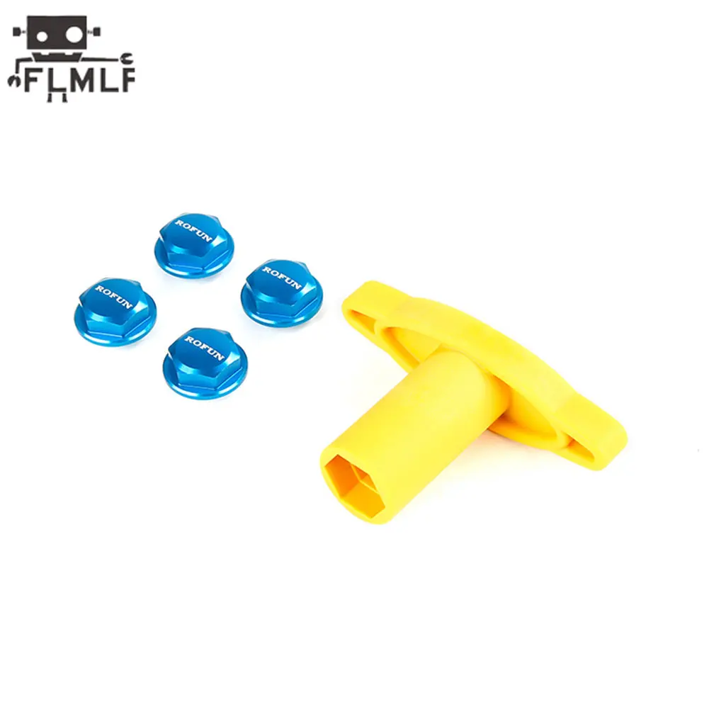 Rc Car Gas Plastic Wheel Wrench E Metal Wheel Nut Set Per 1/5 Traxxas Max-X Trx X-Maxx Xmaxx 6S 8S Rofun Losi 5Ive T Toy Parts