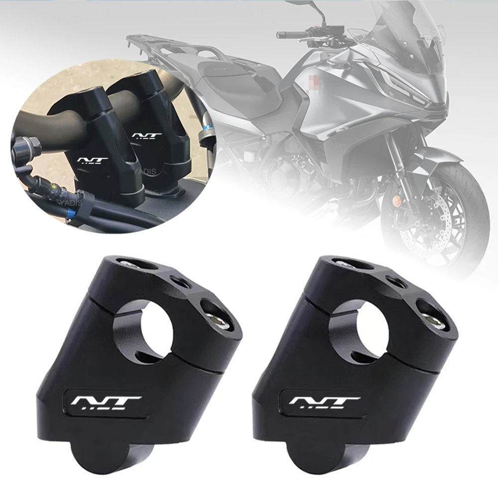 

Motorcycle Handlebar Riser Bar Mount Handle Heightening Clamp Pit Motorbike Accessories For Honda NT1100 NT 1100 2023