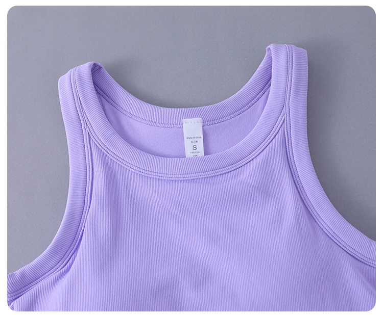 Women's Pink Vest with Chest Pad for Comfortable Flexibility for Breathable Vest Women's Soft Vest Exposed Navel