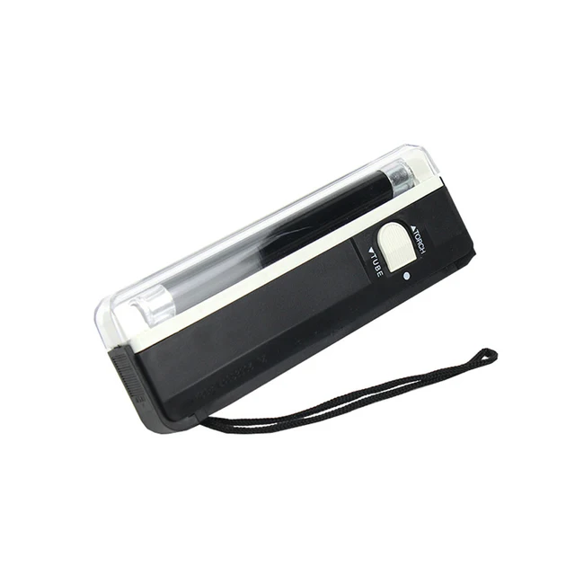 Banknotes Portable Note Handheld Flashlight Check With Torch Counterfeit UV Lamp Passports Security Money Detector Currency Bill 6