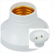 

1pcs E27 Edison Screw Cap Socket White Ceiling Light Lamp Bulb Fixing Base Stand Light Bulb Holder
