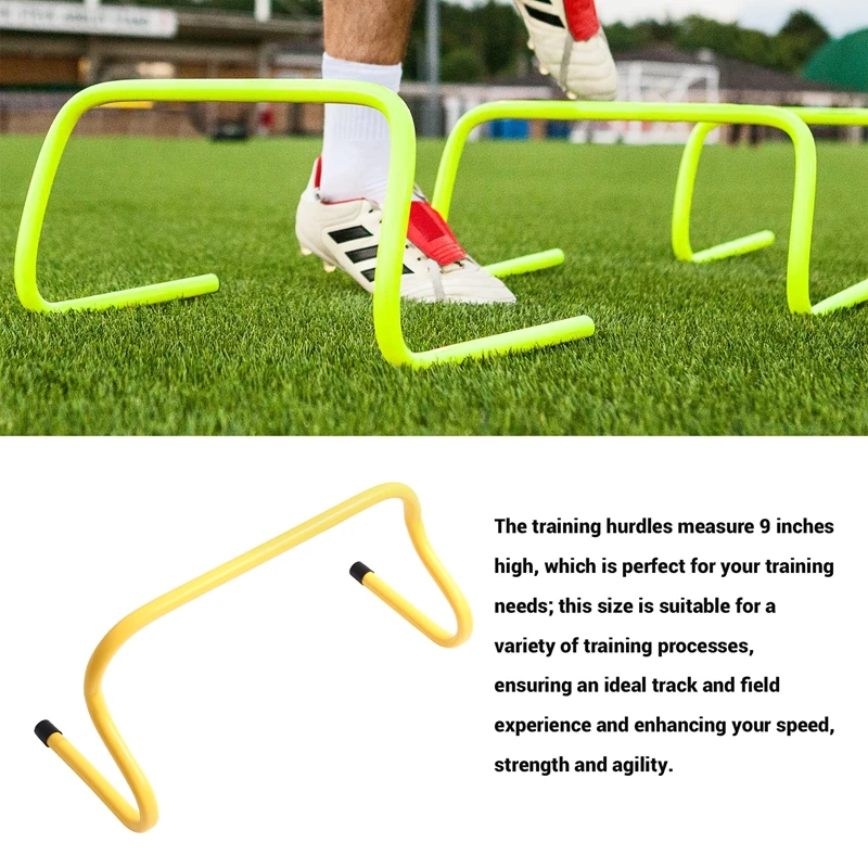 Speed Training Agility Hurdles, Athlete Training Hurdles, Reliable Football Hurdles 9Inch