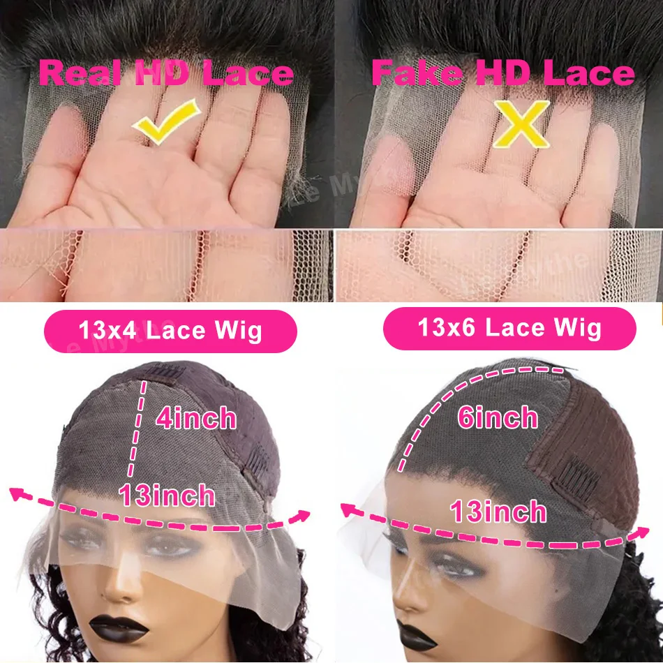 250 Density Body Wave 13x6 Lace Front Human Hair Wigs Loose 30 40 Inch HD Water Wave 13x4 Lace Frontal Wig 5x5 Glueless Closure human hair wigs